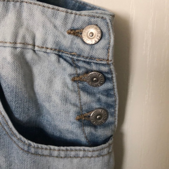 Forever 21 distressed overalls for girls - Picture 1 of 3